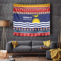 Kiribati Christmas Tapestry Coat Of Arms Tekeraoi Te Kiritimati LT05 - Polynesian Pride