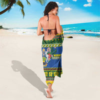 Solomon Islands Christmas Sarong Coat Of Arms Merry Xmas