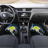 Palau United Nations Day Car Mats Polynesian Curves Plumeria - Polynesian Pride