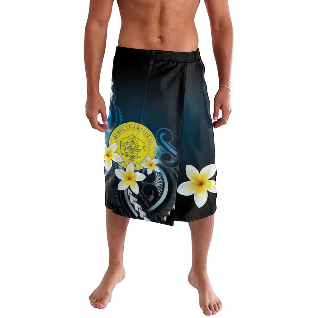 Palau United Nations Day Lavalava Polynesian Curves Plumeria - Polynesian Pride