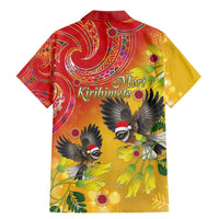 New Zealand Piwakawaka Christmas Family Matching Mermaid Dress and Hawaiian Shirt With Maori Pattern LT05 - Polynesian Pride