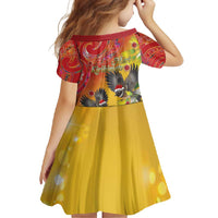 New Zealand Piwakawaka Christmas Family Matching Off Shoulder Maxi Dress and Hawaiian Shirt With Maori Pattern LT05 - Polynesian Pride