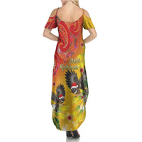 New Zealand Piwakawaka Christmas Family Matching Summer Maxi Dress and Hawaiian Shirt With Maori Pattern LT05 - Polynesian Pride