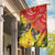 New Zealand Piwakawaka Christmas Garden Flag With Maori Pattern