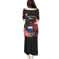 Samoa Independence Day Family Matching Puletasi Dress and Hawaiian Shirt Samoan Warriors Ula Fala LT05 - Polynesian Pride