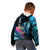 Personalised FSM Chuuk State Kid Hoodie Tropical Flowers Tribal Pattern LT05 - Polynesian Pride