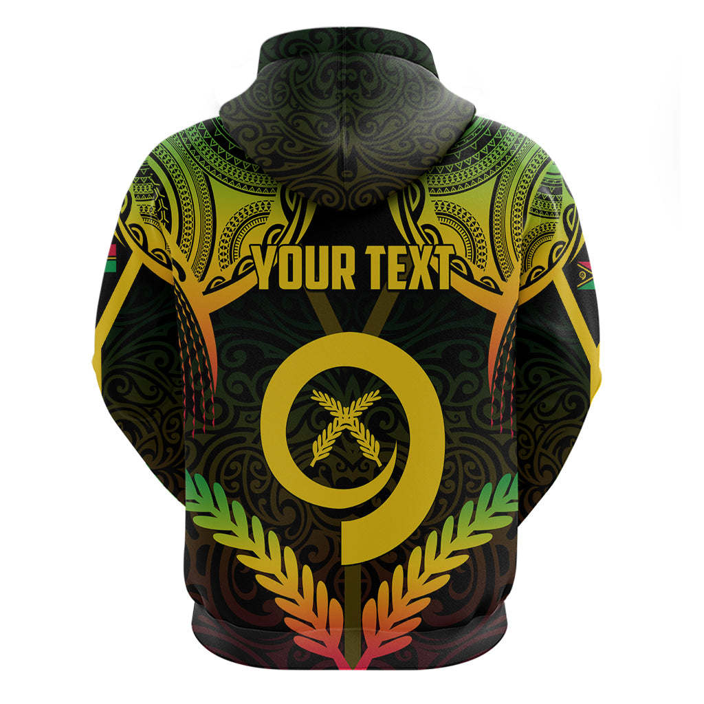 Personalised Vanuatu Father Lini Day Zip Hoodie Polynesian Tribal Pattern LT05 - Polynesian Pride