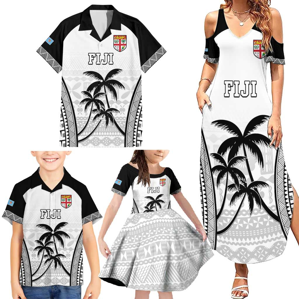 Custom Fiji Tapa Football Family Matching Summer Maxi Dress and Hawaiian Shirt Sporty Style LT05 - Polynesian Pride