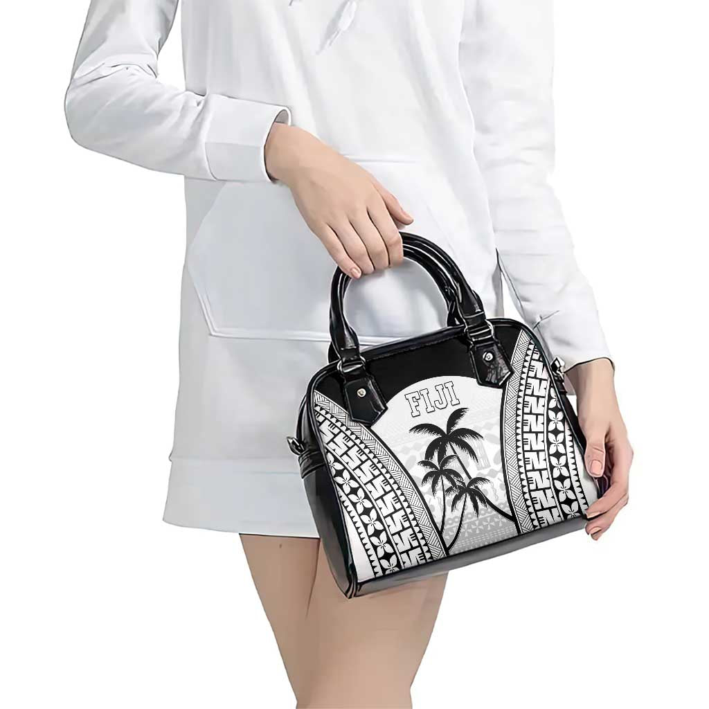 Fiji Tapa Football Shoulder Handbag Sporty Style