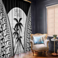 Fiji Tapa Football Window Curtain Sporty Style