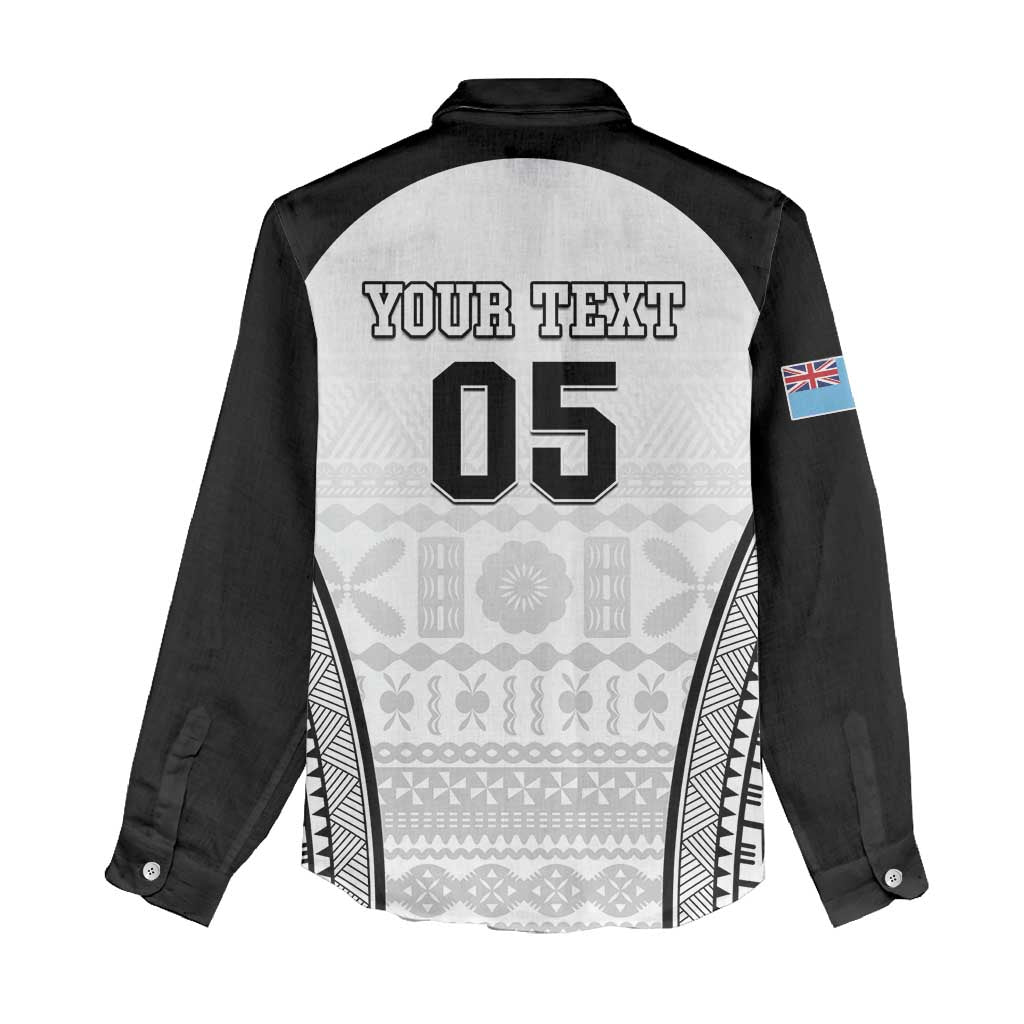 Custom Fiji Tapa Football Women Casual Shirt Sporty Style