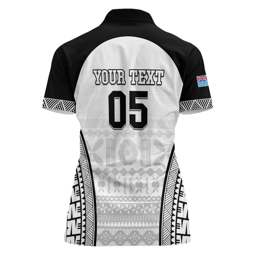 Custom Fiji Tapa Football Women Polo Shirt Sporty Style LT05 - Polynesian Pride
