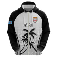 Custom Fiji Tapa Football Zip Hoodie Sporty Style
