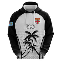 Custom Fiji Tapa Football Zip Hoodie Sporty Style