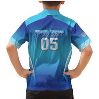 Custom Fiji Football Family Matching Mermaid Dress and Hawaiian Shirt Fijian Tapa Pattern LT05 - Polynesian Pride