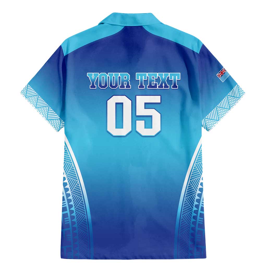 Custom Fiji Football Family Matching Mermaid Dress and Hawaiian Shirt Fijian Tapa Pattern LT05 - Polynesian Pride