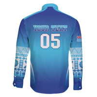 Custom Fiji Football Family Matching Off The Shoulder Long Sleeve Dress and Hawaiian Shirt Fijian Tapa Pattern LT05 - Polynesian Pride