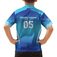 Custom Fiji Football Family Matching Puletasi and Hawaiian Shirt Fijian Tapa Pattern LT05 - Polynesian Pride