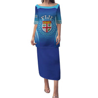 Custom Fiji Football Puletasi Fijian Tapa Pattern