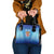 Fiji Football Shoulder Handbag Fijian Tapa Pattern