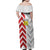 Custom New Caledonia Football Family Matching Off Shoulder Maxi Dress and Hawaiian Shirt Unique Style