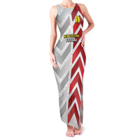 Custom New Caledonia Football Family Matching Tank Maxi Dress and Hawaiian Shirt Unique Style LT05 Mom's Dress Red - Polynesian Pride