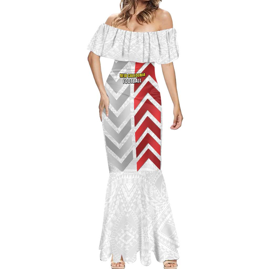 Custom New Caledonia Football Mermaid Dress Unique Style