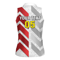 Custom New Caledonia Football Women Sleeveless Polo Shirt Unique Style