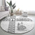 New Caledonia Football Round Carpet Go The Kagus