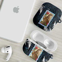 New Zealand Weka AirPods Case Maori Hen Koru Pattern - Polynesian Pride