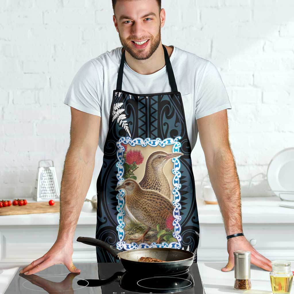 New Zealand Weka Apron Maori Hen Koru Pattern - Polynesian Pride
