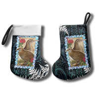 New Zealand Weka Christmas Stocking Maori Hen Koru Pattern LT05 - Polynesian Pride