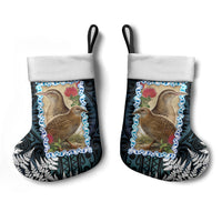 New Zealand Weka Christmas Stocking Maori Hen Koru Pattern LT05 - Polynesian Pride