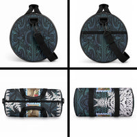 New Zealand Weka Duffle Bag Maori Hen Koru Pattern LT05 - Polynesian Pride