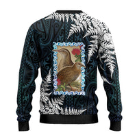 New Zealand Weka Ugly Christmas Sweater Maori Hen Koru Pattern LT05 - Polynesian Pride