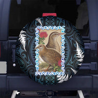 New Zealand Weka Spare Tire Cover Maori Hen Koru Pattern - Polynesian Pride
