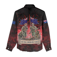 Australia And New Zealand ANZAC Day Women Casual Shirt Soldiers Lest We Forget LT05 - Polynesian Pride