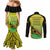 Vanuatu 45th Independence Couples Matching Mermaid Dress and Long Sleeve Button Shirt Special Style - Polynesian Pride