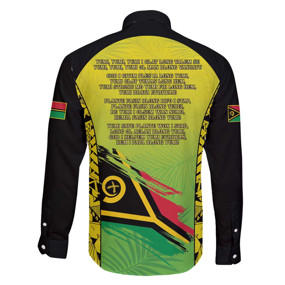 Vanuatu 45th Independence Family Matching Off The Shoulder Long Sleeve Dress and Hawaiian Shirt Special Style - Polynesian Pride