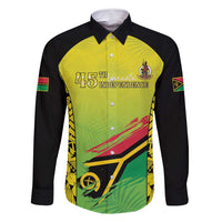 Vanuatu 45th Independence Family Matching Off Shoulder Short Dress and Hawaiian Shirt Special Style - Polynesian Pride