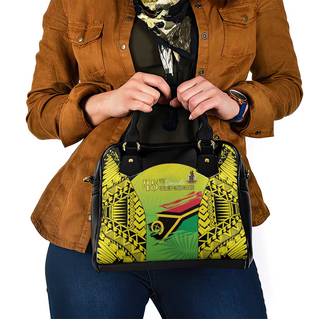 Vanuatu 45th Independence Shoulder Handbag Special Style - Polynesian Pride