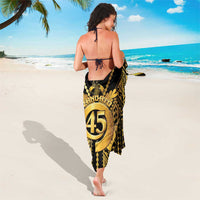 Vanuatu 45th Anniversary Of Independence Sarong Gold Style - Polynesian Pride