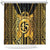 Vanuatu 45th Anniversary Of Independence Shower Curtain Gold Style - Polynesian Pride