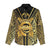 Vanuatu 45th Anniversary Of Independence Women Casual Shirt Gold Style - Polynesian Pride