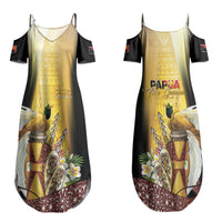 Papua New Guinea Couples Matching Summer Maxi Dress and Hawaiian Shirt Independence Day Unique Style LT05 - Polynesian Pride