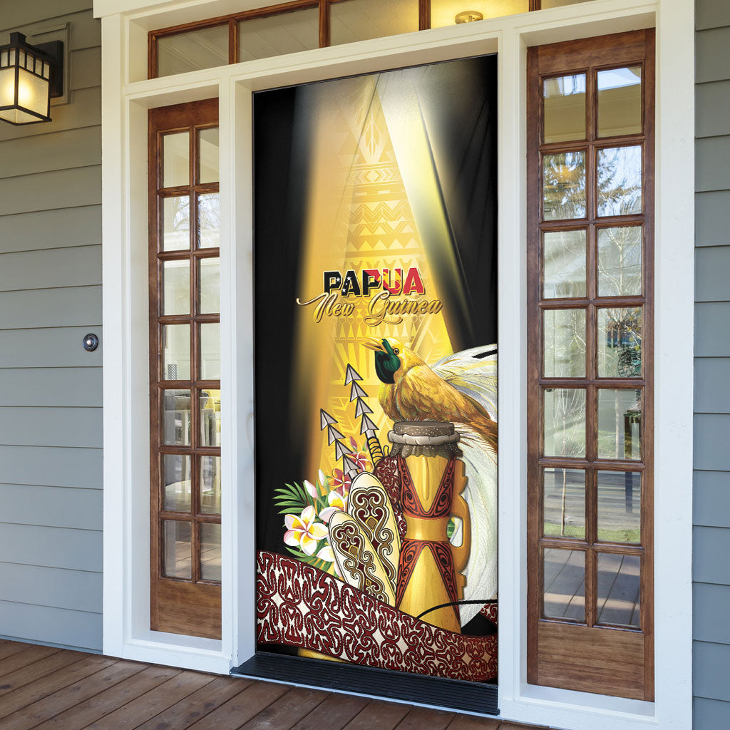 Papua New Guinea Door Cover Independence Day Unique Style LT05 - Polynesian Pride
