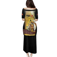 Papua New Guinea Family Matching Puletasi and Hawaiian Shirt 50 Years Of Independence LT05 - Polynesian Pride