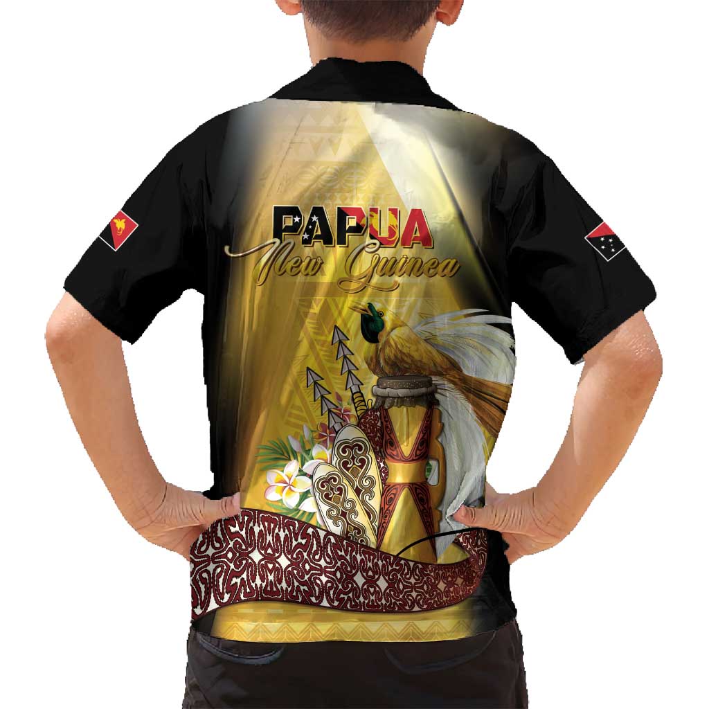 Papua New Guinea Family Matching Summer Maxi Dress and Hawaiian Shirt 50 Years Of Independence LT05 - Polynesian Pride