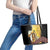Papua New Guinea Leather Tote Bag 50 Years Of Independence - Polynesian Pride