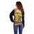 Papua New Guinea Off Shoulder Sweater 50 Years Of Independence - Polynesian Pride